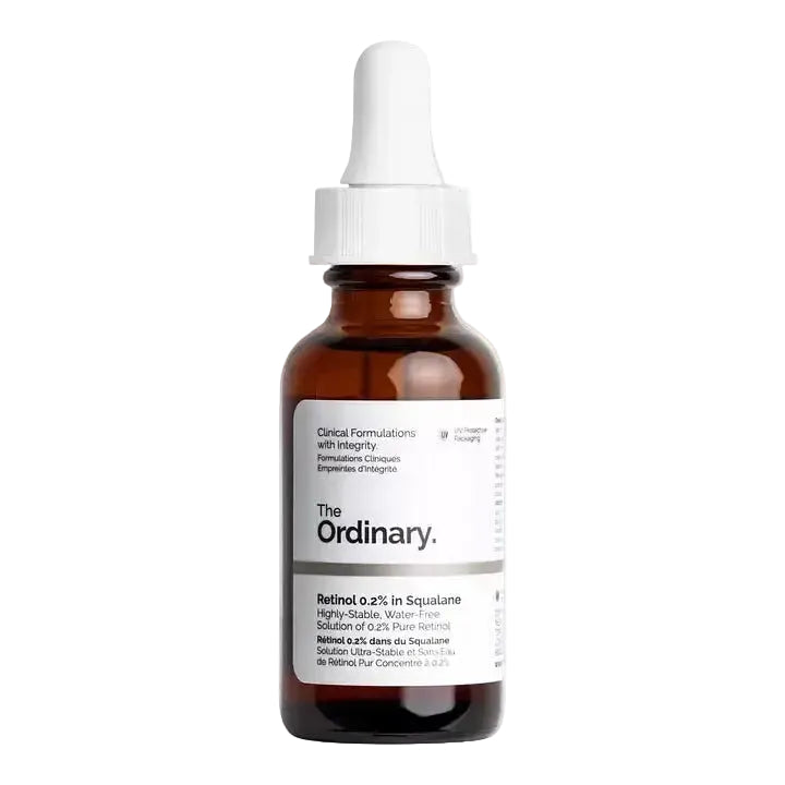 The Ordinary Retinol 0.2% in Squalane gentle anti-aging serum for fine lines and skin texture