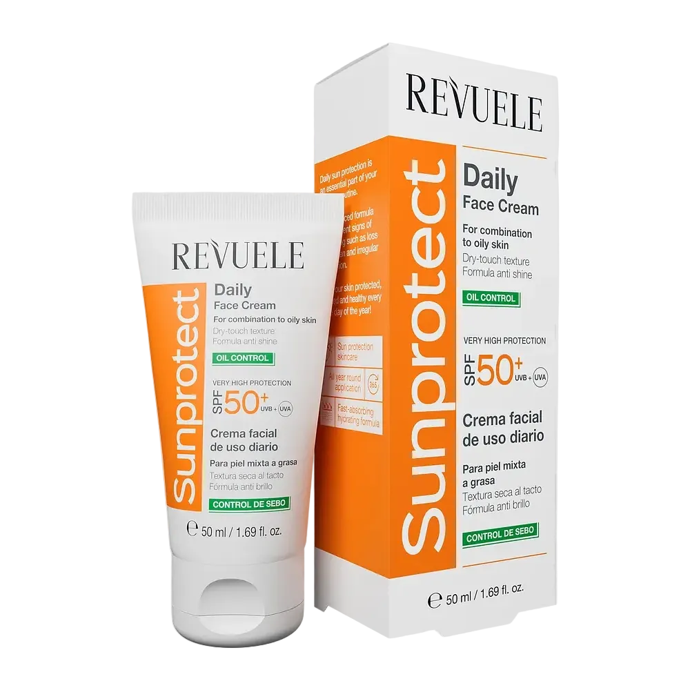 Revuele Sunprotect Daily Face Cream Oil Control SPF 50+ for oily and combination skin