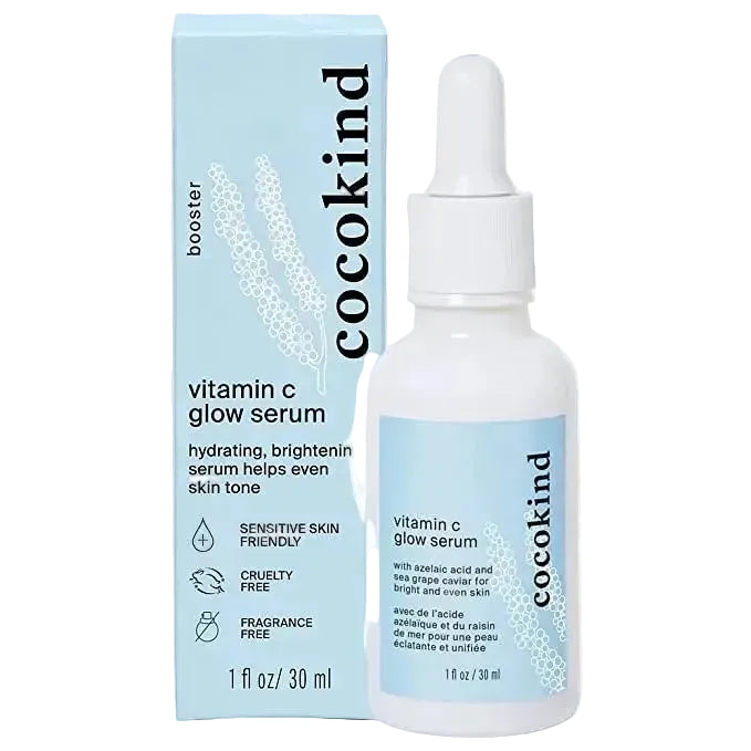 cocokind Vitamin C Glow Serum for brightening, even skin tone, and hydration
