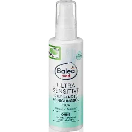 Balea Cica Cleansing Oil makeup remover for sensitive dry skin with centella asiatica and vitamin E