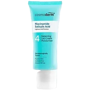 Cosmoderm Niacinamide Salicylic Acid Balancing Gel-Cream Moisturizer for oily and acne-prone skin