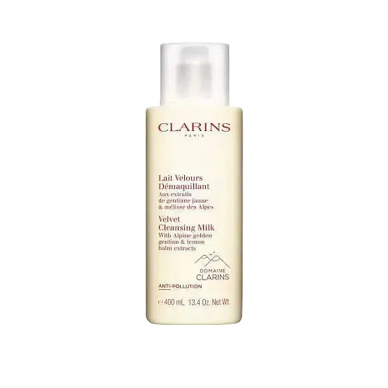 Clarins Velvet Cleansing Milk gentle makeup remover for hydrated and soft skin