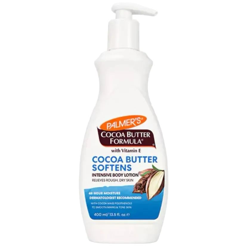 Palmer's Cocoa Butter Softens Intensive Body Lotion for dry skin hydration and softening