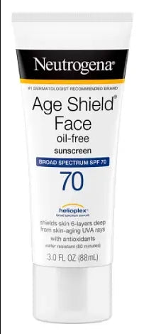Age Shield Anti-Oxidant Face Lotion Sunscreen Broad Spectrum SPF 70