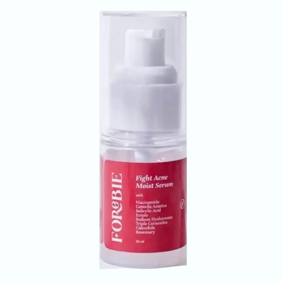 Forebie Fight Acne Moist Serum for acne-prone skin with niacinamide and salicylic acid for hydration and acne control