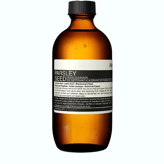 Aesop Parsley Seed Facial Cleanser for gentle daily cleansing and balanced skin