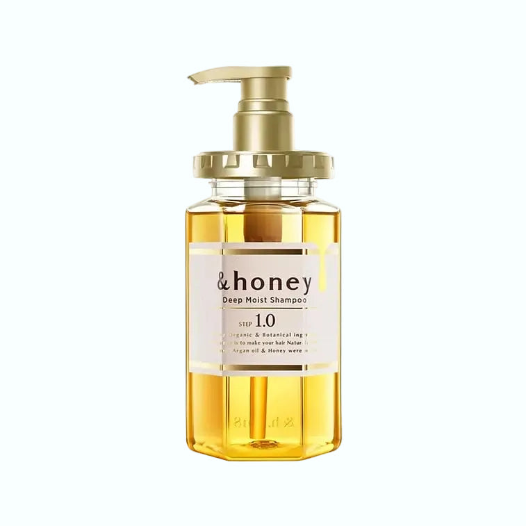 &Honey Deep Moist Shampoo 1.0 for intense moisture and hydration for dry damaged hair