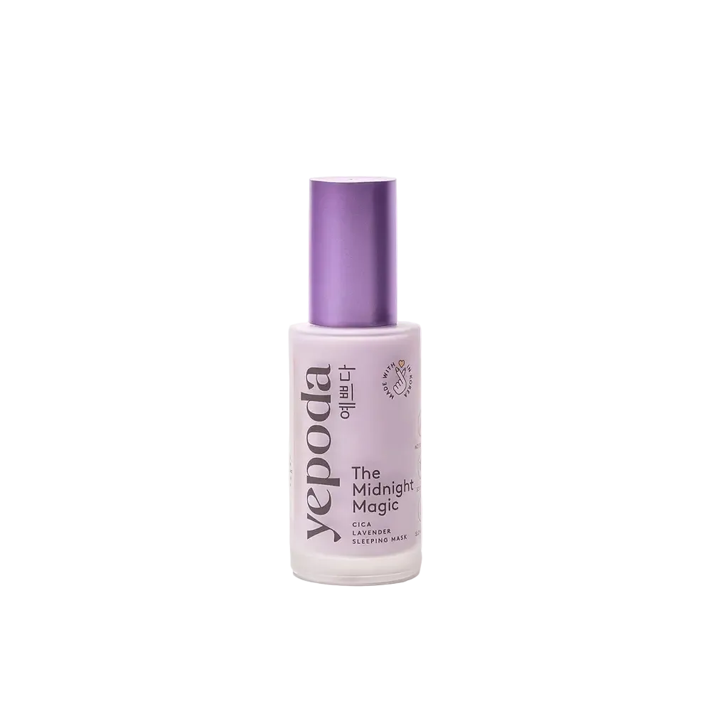 Yepoda The Midnight Magic hydrating overnight sleeping mask with cica and hyaluronic acid