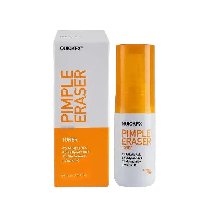 QuickFX Pimple Eraser Toner with 2% salicylic acid and glycolic acid for acne-prone oily skin