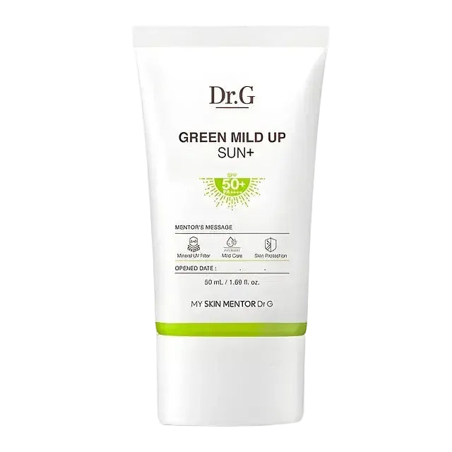 Dr.G Green Mild Up Sun+ SPF50+ PA++++ mineral sunscreen for sensitive skin
