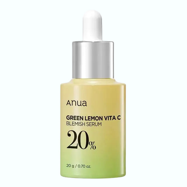 Anua Green Lemon Vita C Blemish Serum for brightening and dark spots with vitamin C