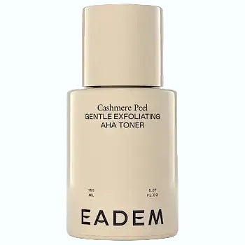EADEM Cashmere Peel Gentle Exfoliating AHA PHA Toner for brightening and texture smoothing