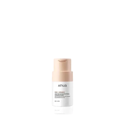 Anua Rice Enzyme Brightening Cleansing Powder for gentle exfoliation and brightening