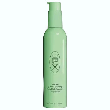 Dieux Skin Baptism Gel Cleanser gentle foaming facial cleanser with glycerin for hydration and pore clarifying