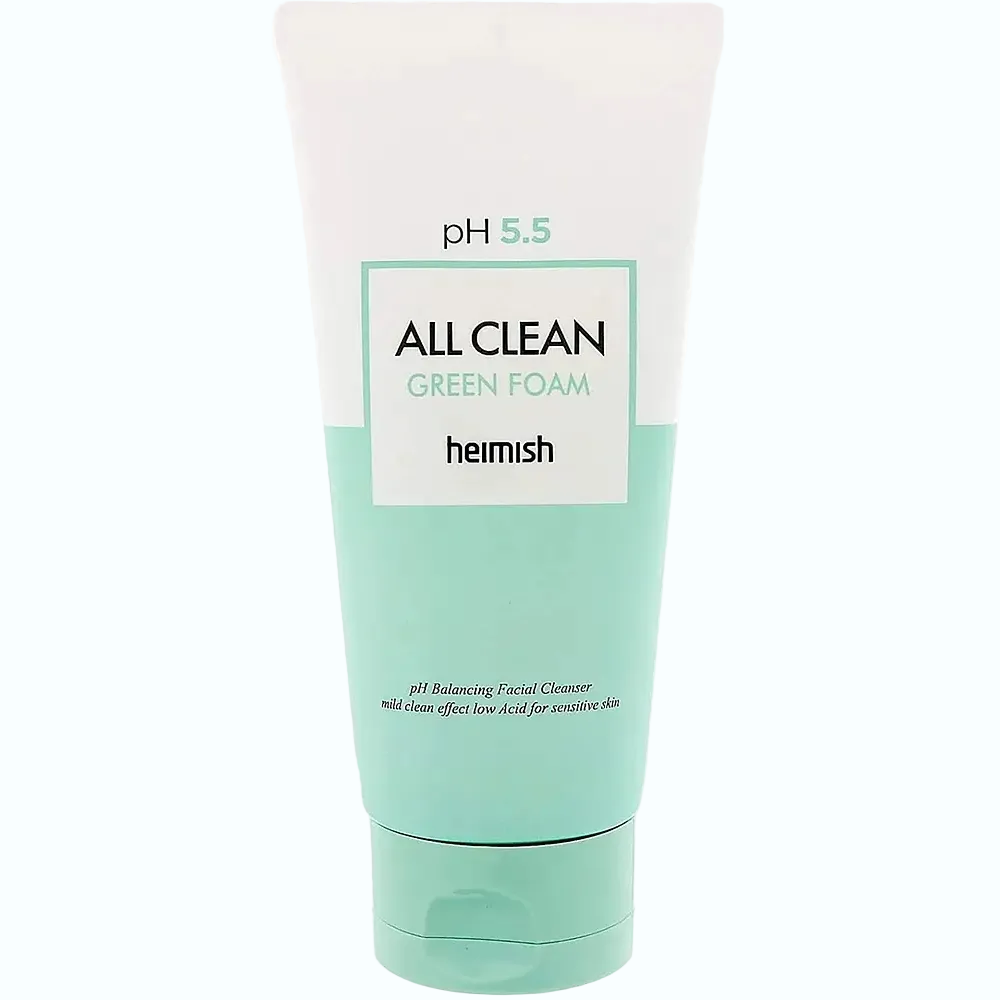 Heimish All Clean Green Foam pH-balanced cleanser for gentle cleansing and sensitive skin
