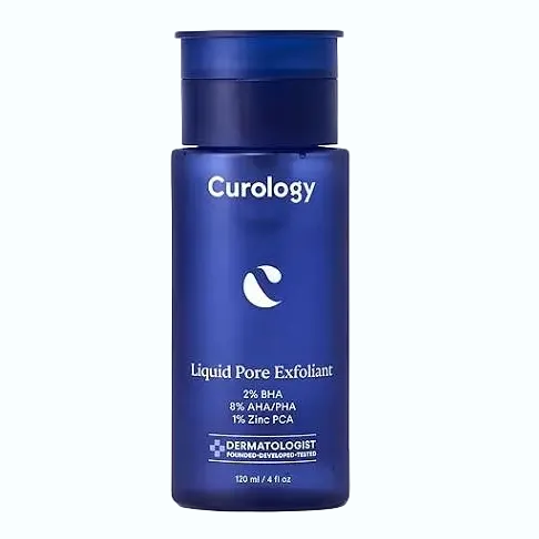 Curology Liquid Pore Exfoliant with BHA and AHA for acne and pore minimizing