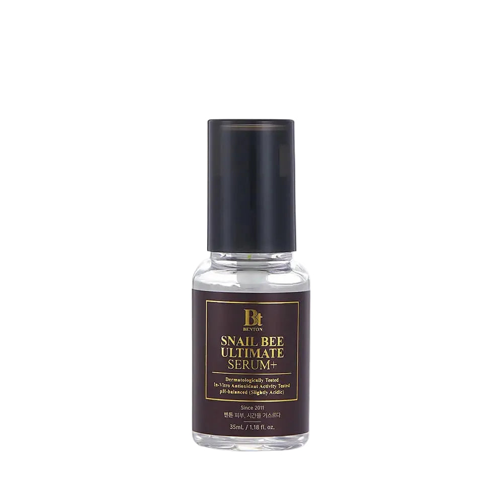 Benton Snail Bee Ultimate Serum+ with snail mucin and bee venom for acne, anti-aging and brightening