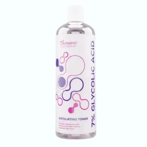 Autumn Pure Nature 7% Glycolic Acid Exfoliating Toner for brightening and smooth skin texture