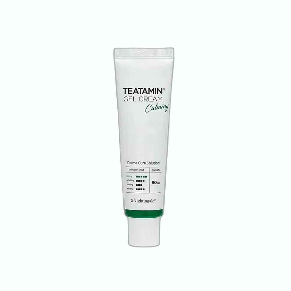 Nightingale Teatamin Calming Gel Cream for sensitive skin hydration and soothing