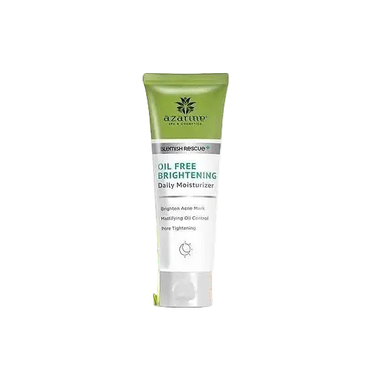 Azarine Oil Free Brightening Daily Moisturizer for oily and acne-prone skin with niacinamide and arbutin