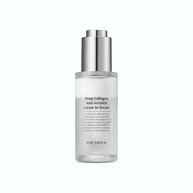 Sungboon Editor Deep Collagen Anti Wrinkle Cream In Serum with volufiline and niacinamide for anti-aging and firming
