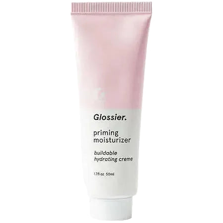 Glossier Priming Moisturizer lightweight hydrating cream for all skin types dewy finish