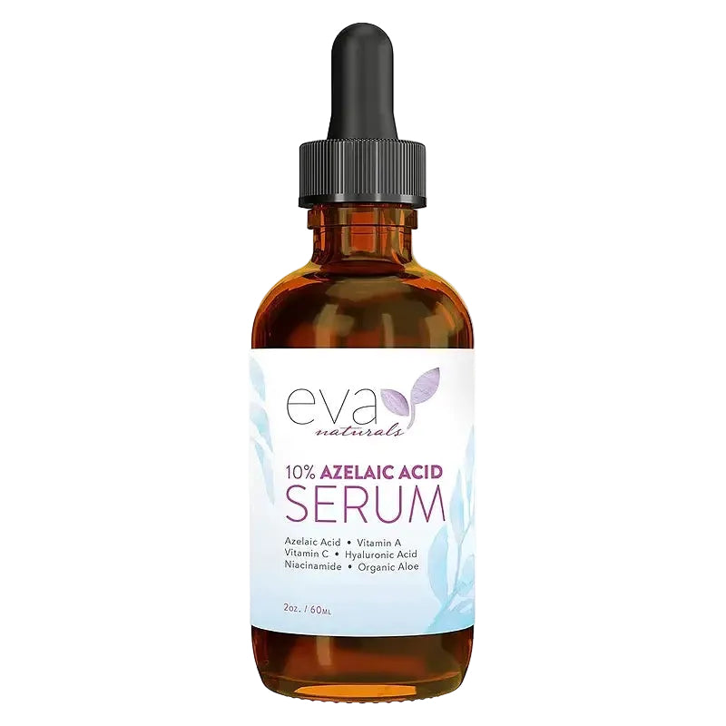 Eva Naturals Azelaic Acid 10% Facial Serum for redness, dark spots, and acne control