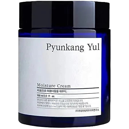 Pyunkang Yul Moisture Cream for sensitive skin hydration with Coptis Japonica Root Extract and shea butter