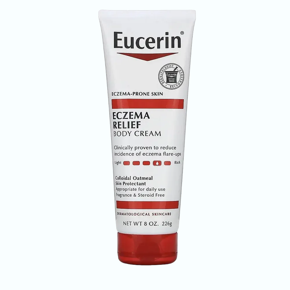 Eucerin Eczema Relief Cream with colloidal oatmeal and ceramides for eczema-prone dry itchy skin relief