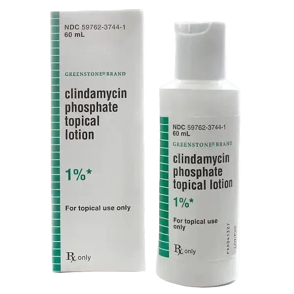 Greenstone Brand Clindamycin Phosphate Topical Lotion 1% prescription acne treatment