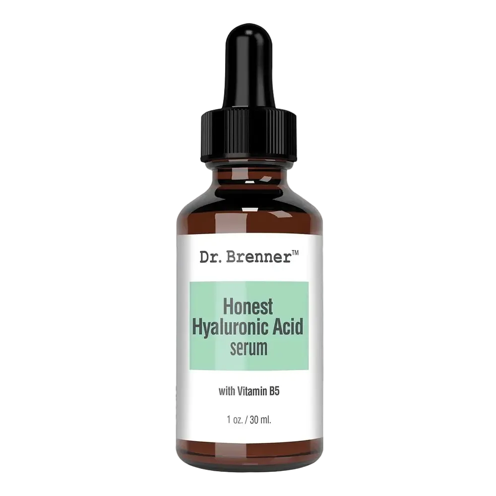 Dr. Brenner Honest Hyaluronic Acid Serum with Vitamin B5 for hydration and barrier repair