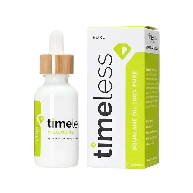 Timeless Skin Care Squalane Oil 100% Pure for hydration and moisture protection