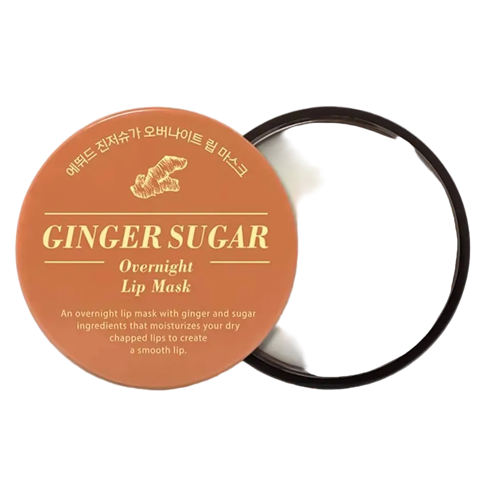 Etude House Ginger Sugar Overnight Lip Mask for dry lips with shea butter and ginger extract