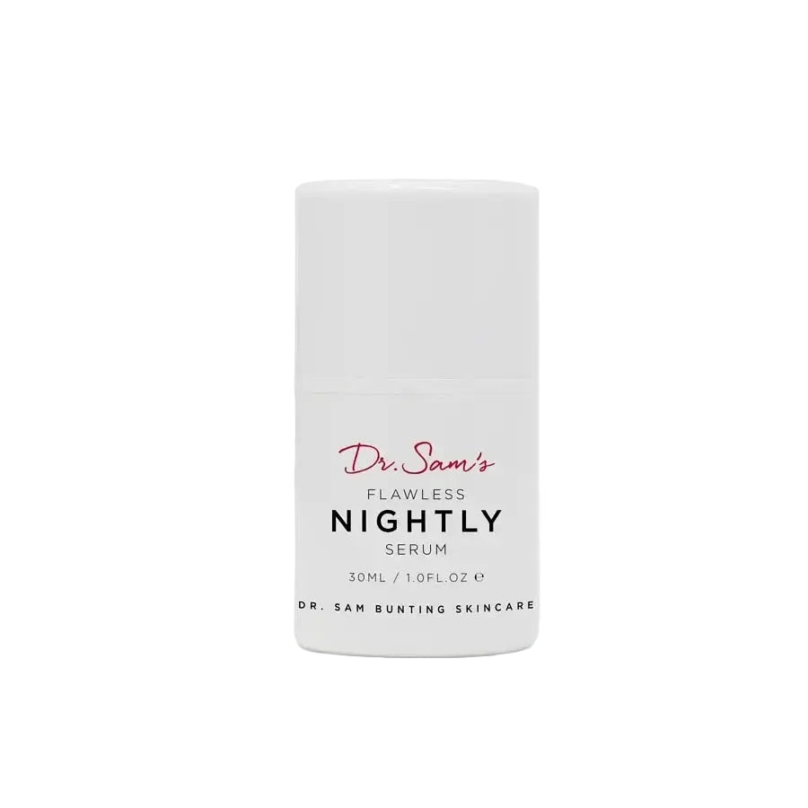 Dr Sam's Flawless Nightly Serum with retinoid and niacinamide for anti-aging and brightening