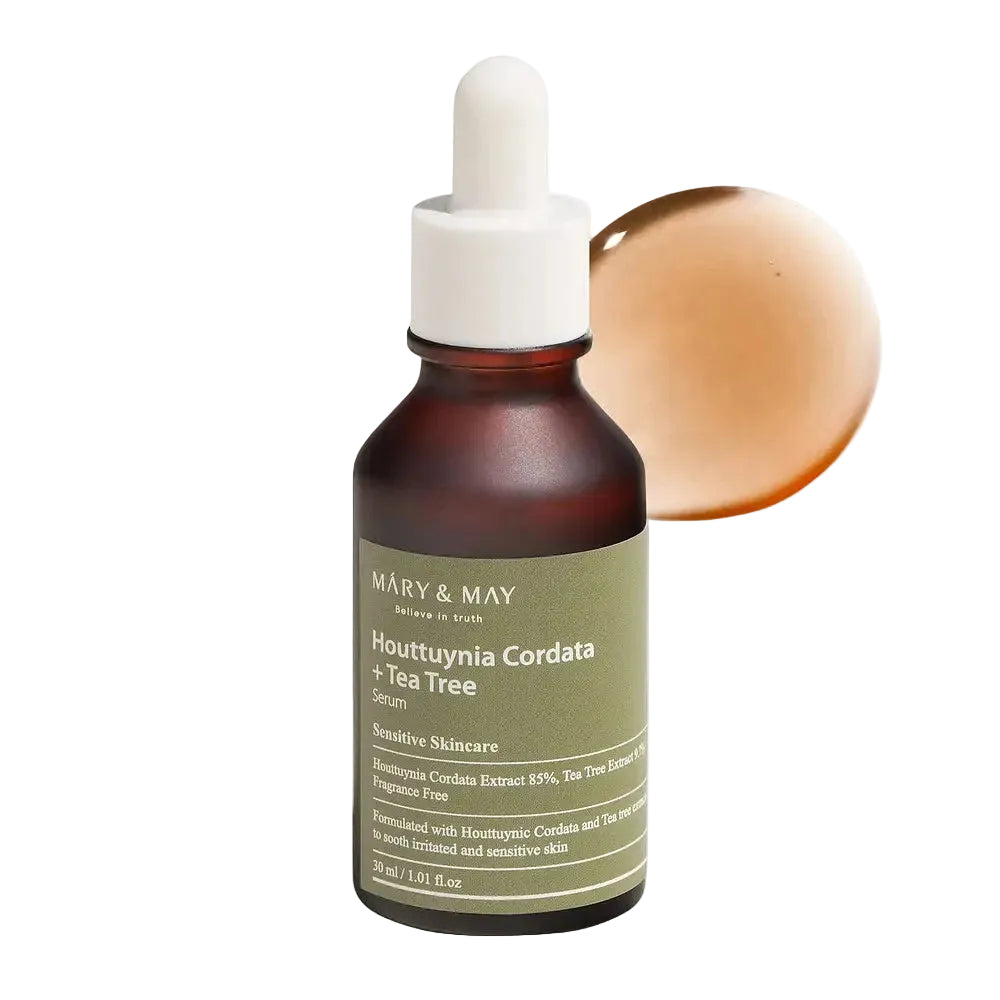Mary & May Houttuynia Cordata + Tea Tree Serum for soothing acne-prone and sensitive skin