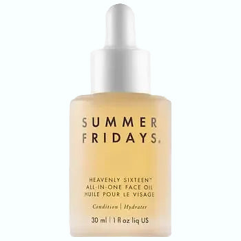 Summer Fridays Heavenly Sixteen Face Oil with 16 nourishing plant oils for hydration and skin barrier support
