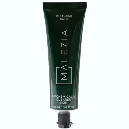 Malezia Cleansing Balm with salicylic acid for gentle makeup removal and fungal acne safe cleansing