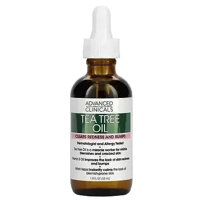 Advanced Clinicals Tea Tree Oil for acne control and blemish treatment with Vitamin E