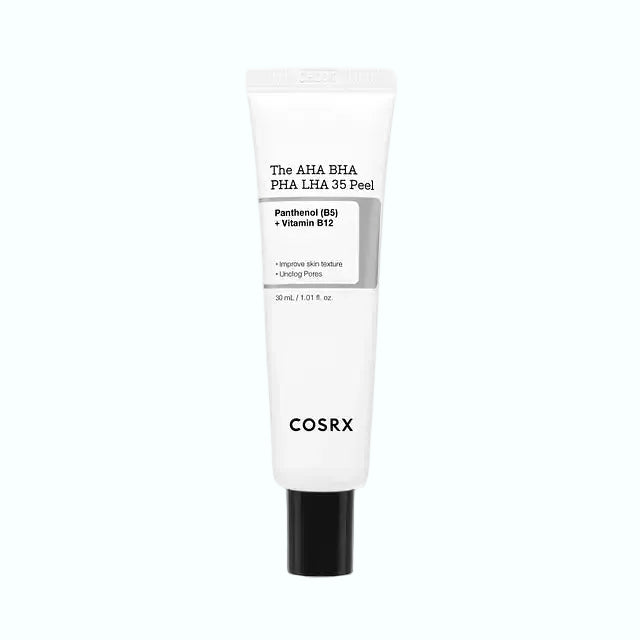 COSRX AHA BHA PHA LHA 35 Peel for exfoliation and texture improvement