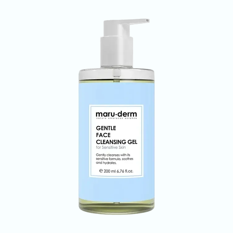 maru.derm Gentle Face Cleaning Gel for sensitive and atopic skin with aloe and chamomile extracts