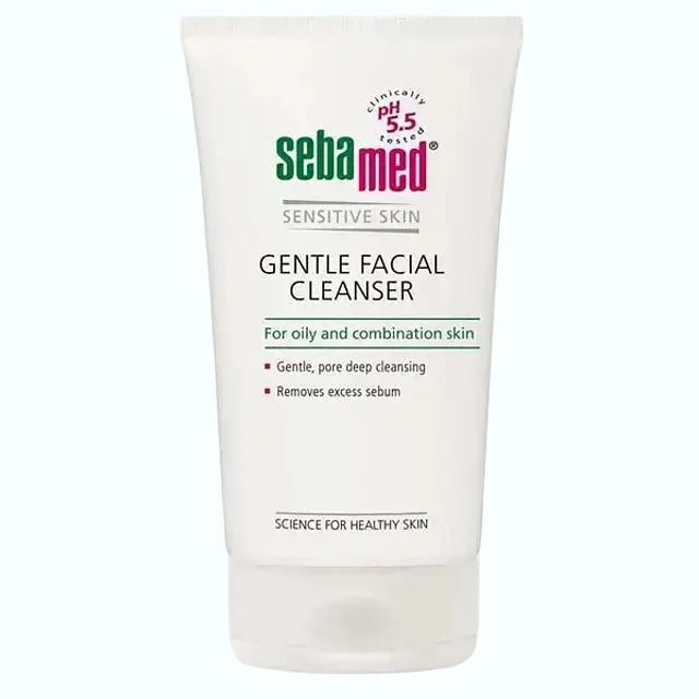 Sebamed Gentle Facial Cleanser with pH 5.5 for sensitive skin cleansing and hydration