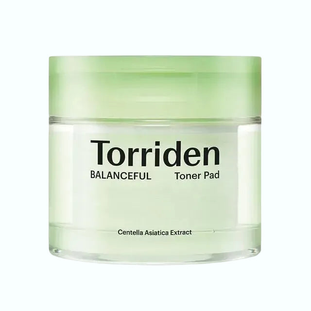 Torriden Balanceful Cica Toner Pad with PHA and LHA for gentle exfoliation and sensitive skin soothing