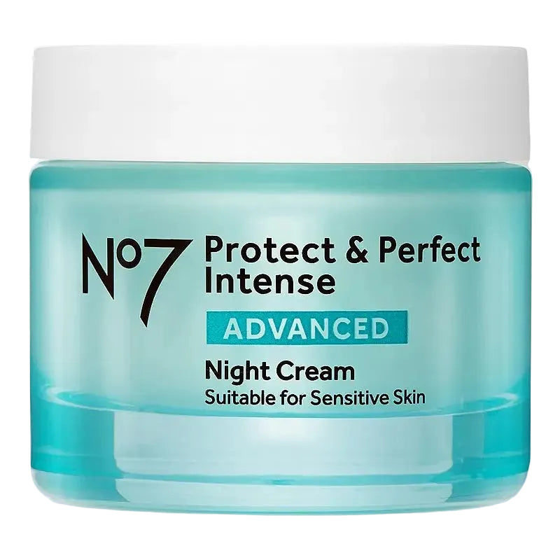No7 Protect & Perfect Advanced Night Cream anti-aging peptide moisturizer for fine lines