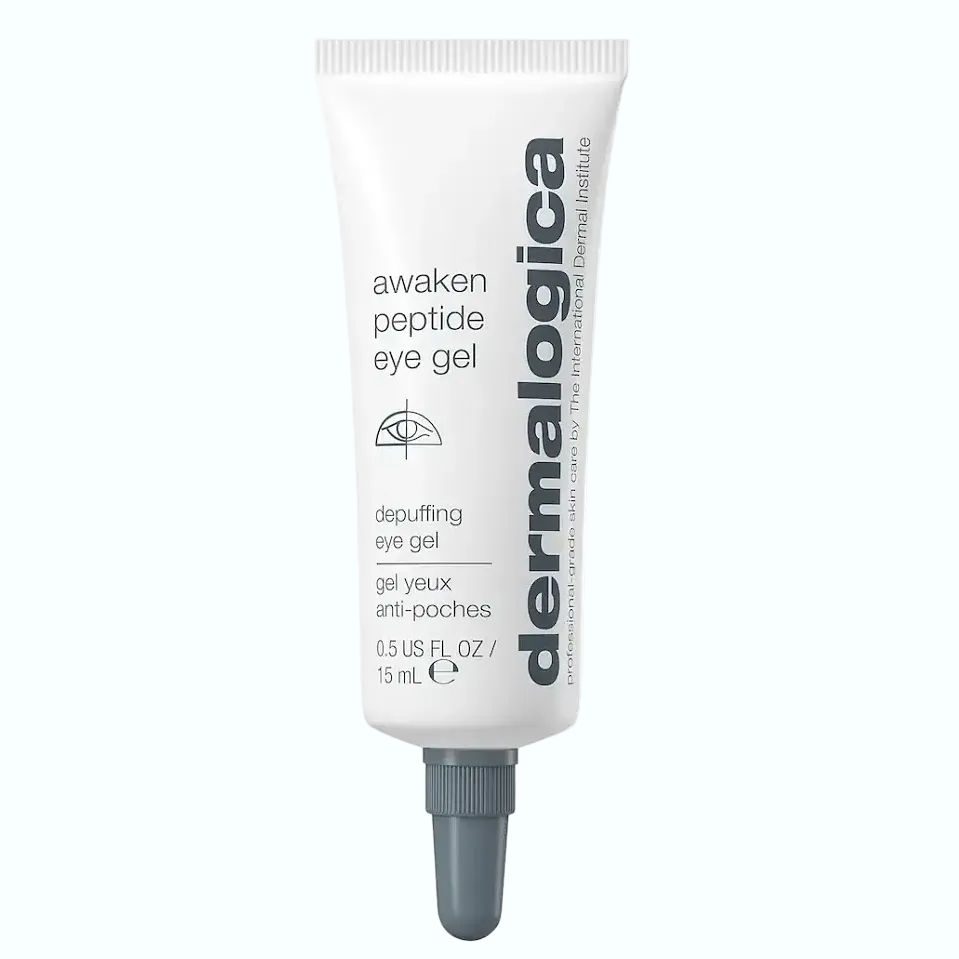 Dermalogica Awaken Peptide Depuffing Eye Gel for reducing puffiness and dark circles