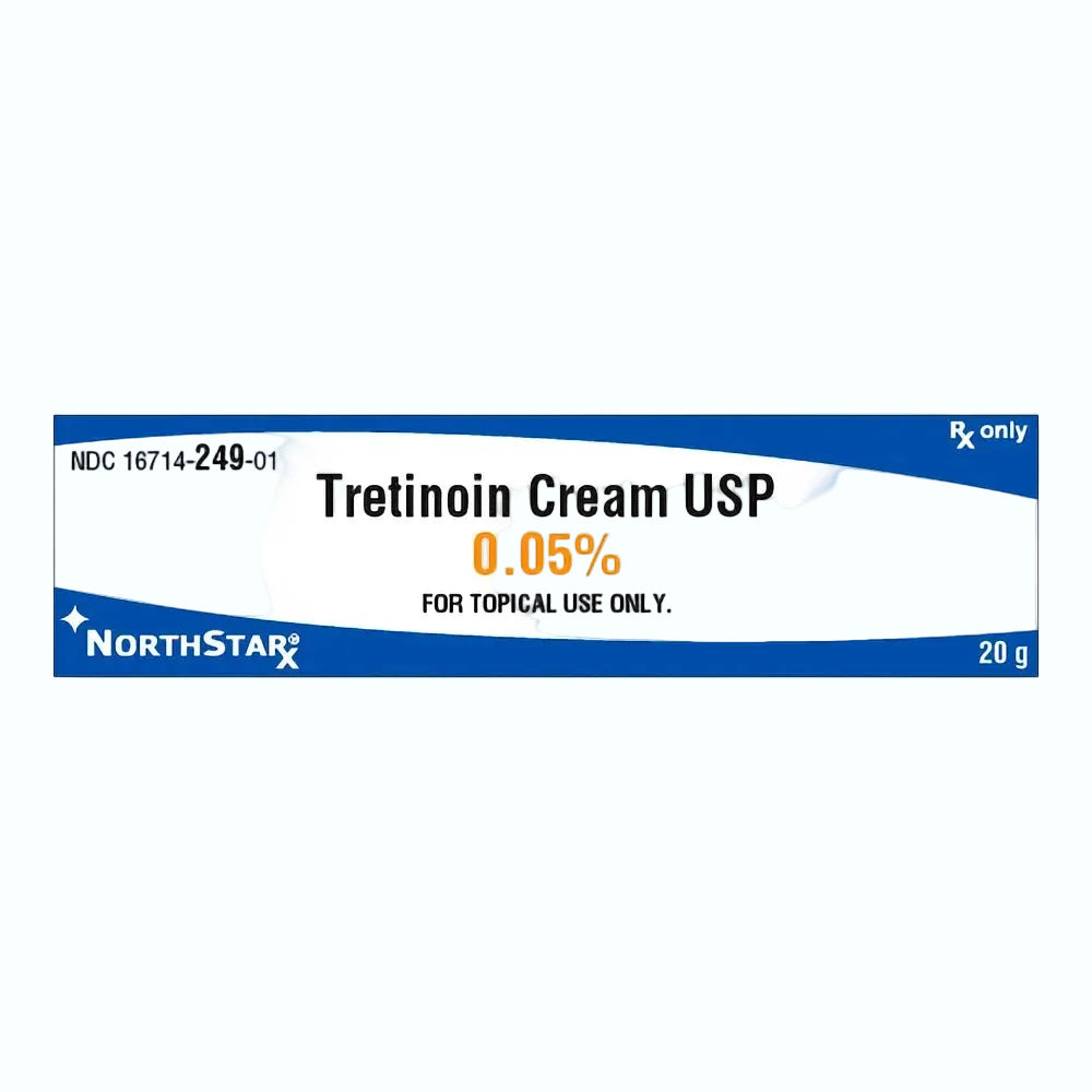 NorthStar Rx Tretinoin Cream 0.5% prescription retinoid for anti-aging and acne treatment