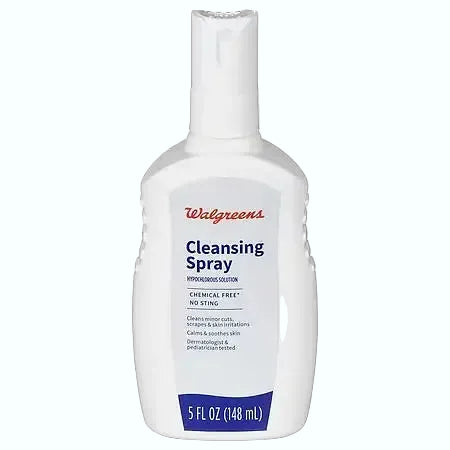 Walgreens Cleansing Sray hypochlorous acid for minor cuts, scrapes and skin irritations