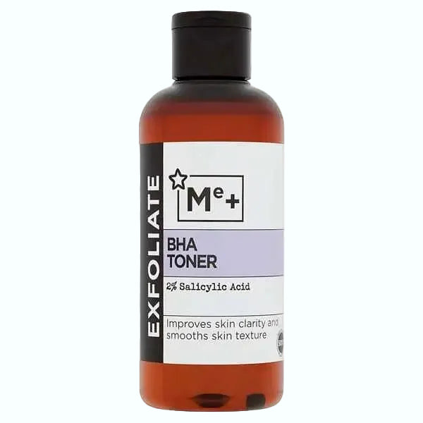 Superdrug Me+ BHA Toner with 2% salicylic acid for acne-prone and oily skin pore cleansing