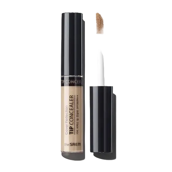 The Saem Cover Perfection Tip Concealer SPF28 full coverage for dark circles blemishes and pores