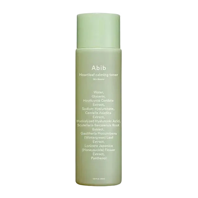 Abib Heartleaf Calming Toner Skin Booster for sensitive and acne-prone skin soothing and hydration