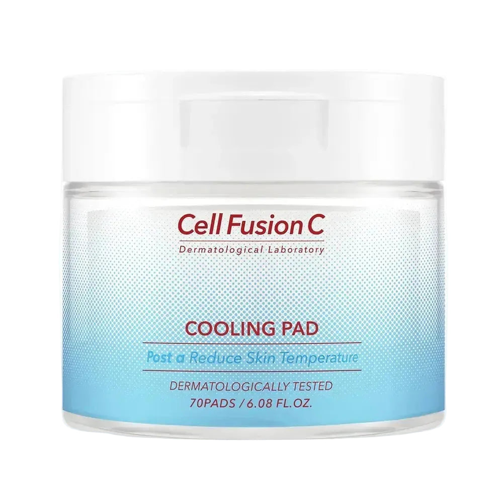 Cell Fusion C Post Alpha Cooling Pad Korean toner pads for hydration cooling and pore care